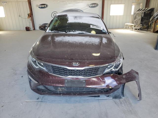 5XXGT4L37LG444711 - 2020 KIA OPTIMA LX MAROON photo 5