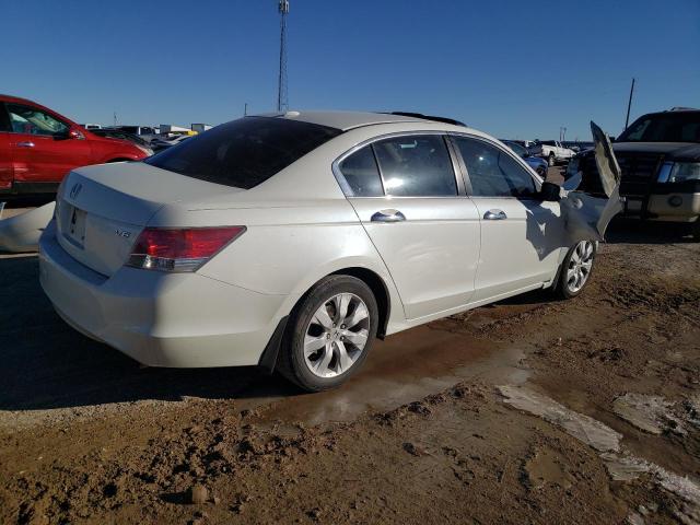 1HGCP36829A009444 - 2009 HONDA ACCORD EXL WHITE photo 3