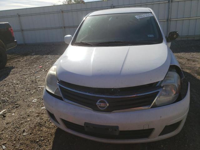 3N1BC1CP1CK244481 - 2012 NISSAN VERSA S WHITE photo 5