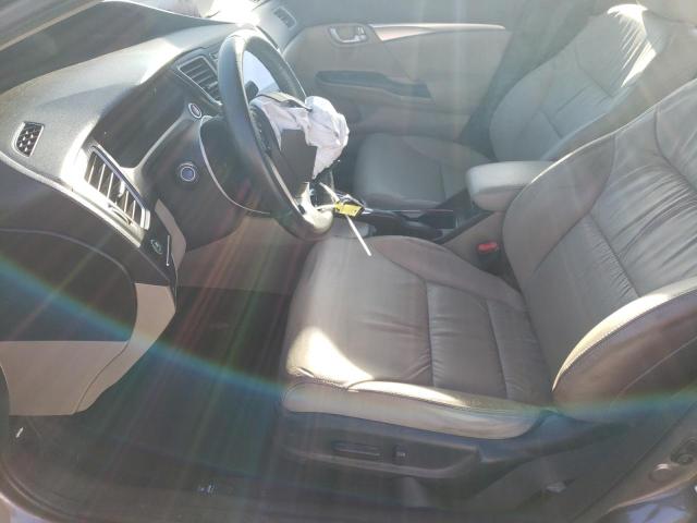 2HGFB2F96FH524314 - 2015 HONDA CIVIC EXL Qəhvəyi foto 7