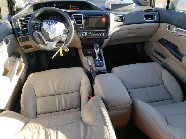 2HGFB2F96FH524314 - 2015 HONDA CIVIC EXL Qəhvəyi foto 8