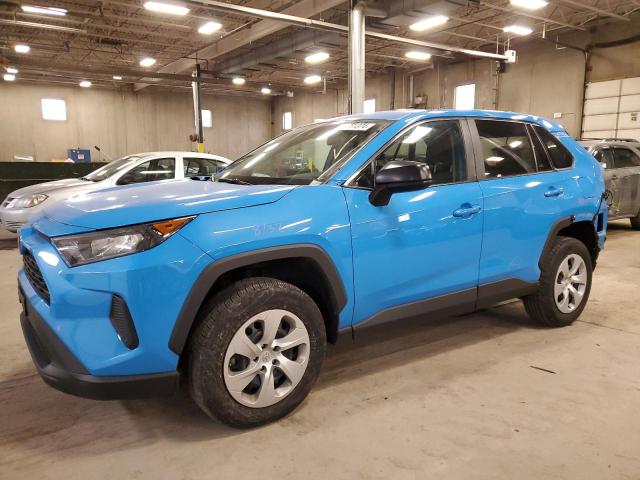 2T3F1RFVXMW225235 - 2021 TOYOTA RAV4 LE BLUE photo 1