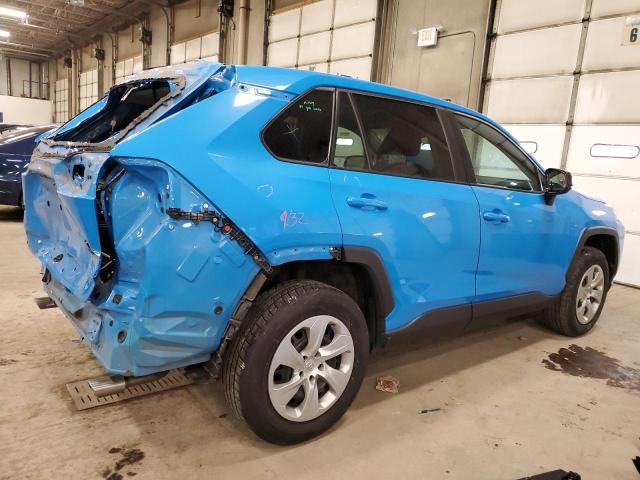 2T3F1RFVXMW225235 - 2021 TOYOTA RAV4 LE BLUE photo 3