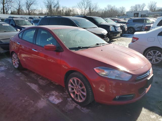 1C3CDFCA8DD214259 - 2013 DODGE DART LIMITED RED photo 4