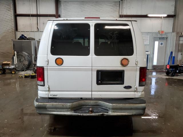 1FTNE24L97DA70879 - 2007 FORD ECONOLINE E250 VAN WHITE photo 6