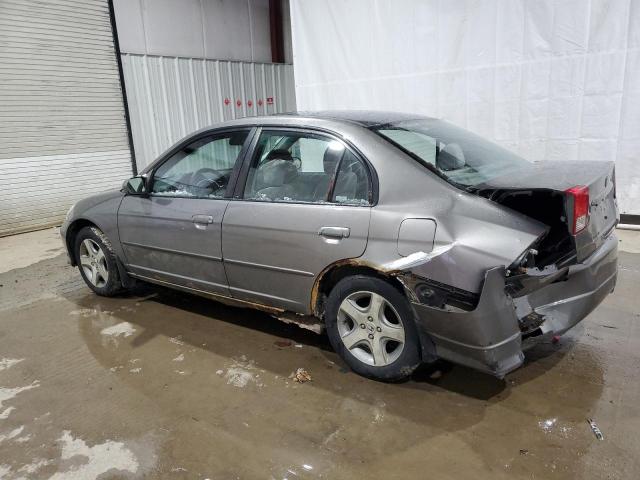 2HGES25735H534096 - 2005 HONDA CIVIC EX SILVER photo 2