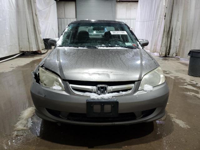 2HGES25735H534096 - 2005 HONDA CIVIC EX SILVER photo 5