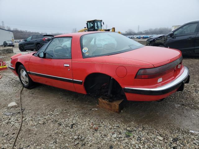 1G4EC11CXJB901678 - 1988 BUICK REATTA RED photo 2