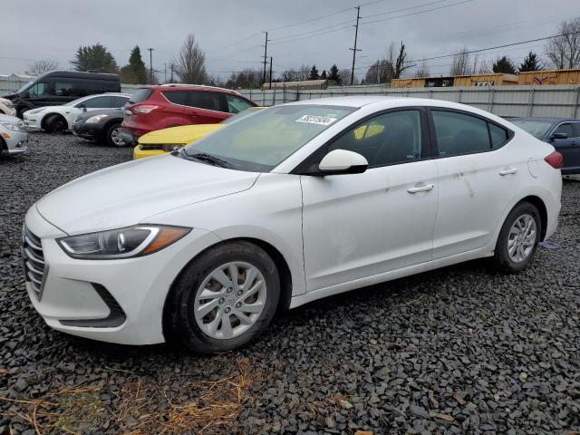 5NPD74LF4JH338803 - 2018 HYUNDAI ELANTRA SE WHITE photo 1