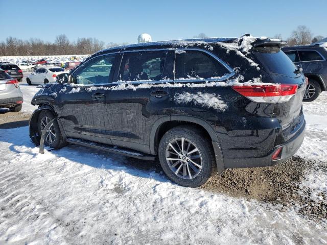 5TDJZRFH8KS589858 - 2019 TOYOTA HIGHLANDER SE BLACK photo 2