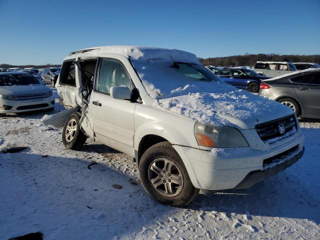 5FNYF186X5B004095 - 2005 HONDA PILOT EXL WHITE photo 4