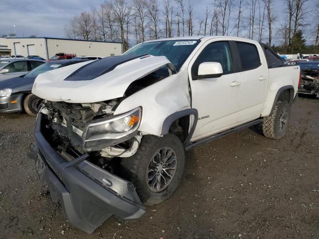 1GCPTEE19J1289797 - 2018 CHEVROLET COLORADO ZR2 WHITE photo 1