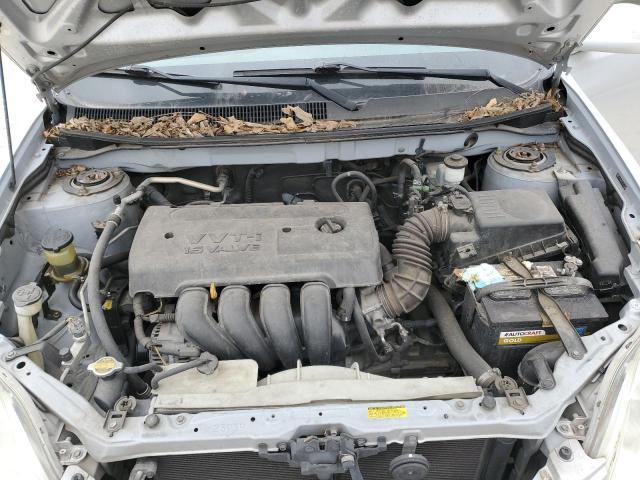 2T1KR32E35C382028 - 2005 TOYOTA COROLLA MA XR SILVER photo 11