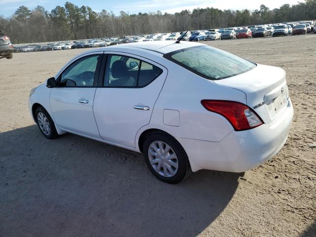 3N1CN7AP1CL857117 - 2012 NISSAN VERSA S WHITE photo 2