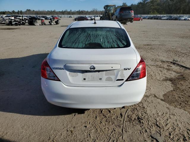 3N1CN7AP1CL857117 - 2012 NISSAN VERSA S WHITE photo 6