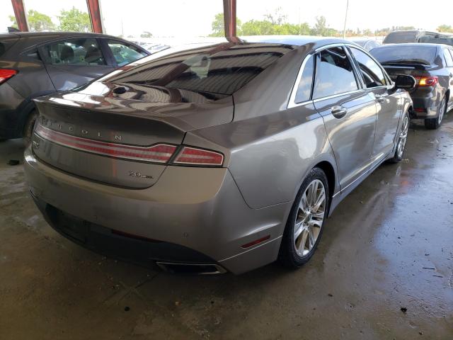 3LN6L2G91GR616541 - 2016 LINCOLN MKZ TAN photo 4