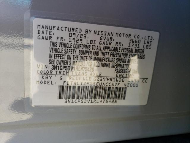 3N1CP5DV1RL475428 - 2024 NISSAN KICKS SR GRAY photo 13