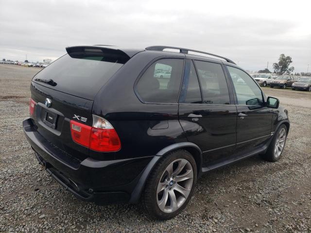 5UXFA93524LE81412 - 2004 BMW X5 4.8IS BLACK photo 3