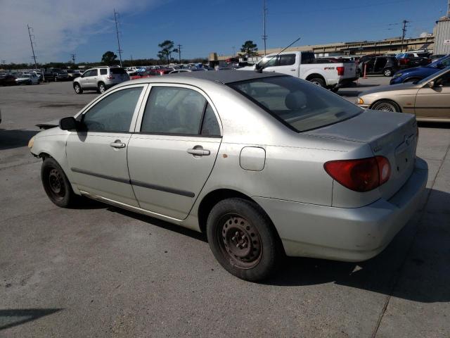 JTDBR32E530037901 - 2003 TOYOTA COROLLA CE SILVER photo 2