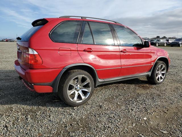 5UXFA93584LE81558 - 2004 BMW X5 4.8IS RED photo 3