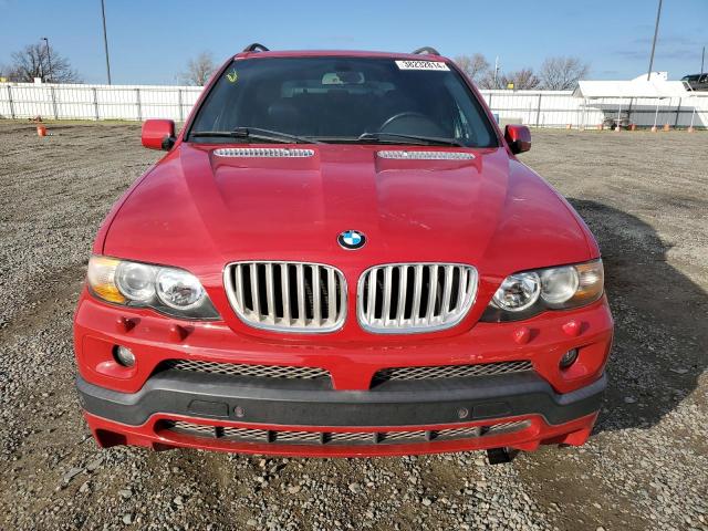 5UXFA93584LE81558 - 2004 BMW X5 4.8IS RED photo 5