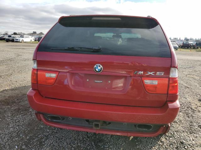 5UXFA93584LE81558 - 2004 BMW X5 4.8IS RED photo 6