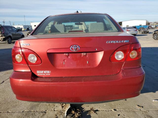 1NXBR32E66Z640901 - 2006 TOYOTA COROLLA CE RED photo 6