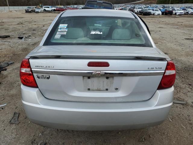 1G1ZT54845F287514 - 2005 CHEVROLET MALIBU LS SILVER photo 6