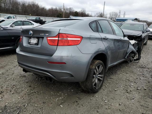 5YMGZ0C55ALK13674 - 2010 BMW X6 M GRAY photo 3