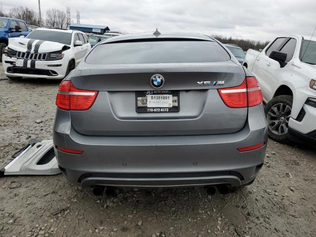 5YMGZ0C55ALK13674 - 2010 BMW X6 M GRAY photo 6