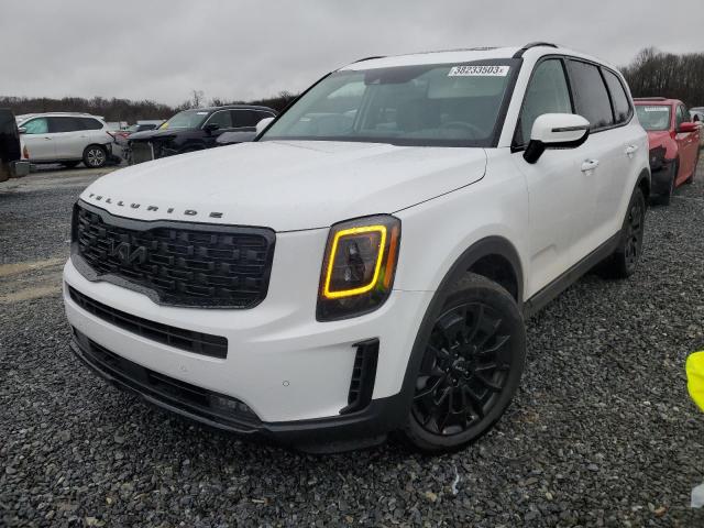 5XYP5DHC4NG308800 - 2022 KIA TELLURIDE SX WHITE photo 1