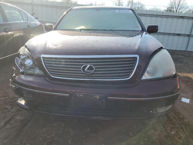 JTHBN30F830103654 - 2003 LEXUS LS 430 BURGUNDY photo 5