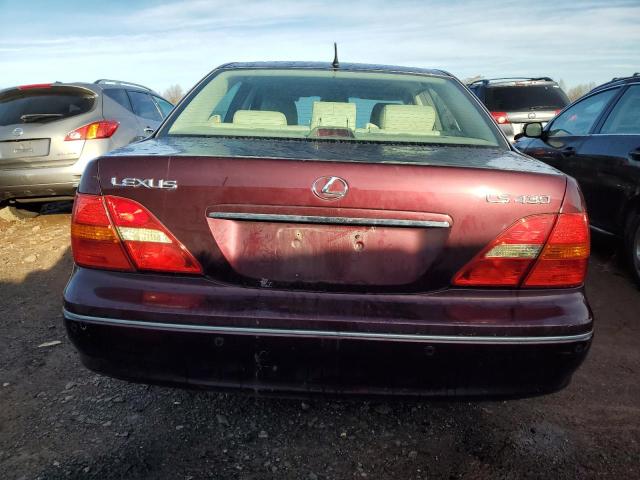 JTHBN30F830103654 - 2003 LEXUS LS 430 BURGUNDY photo 6