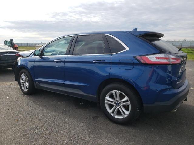 2FMPK4J90LBA48965 - 2020 FORD EDGE SEL BLUE photo 2