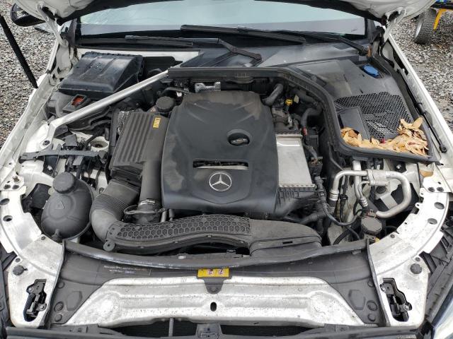 55SWF4JB0GU106569 - 2016 MERCEDES-BENZ C 300 WHITE photo 11