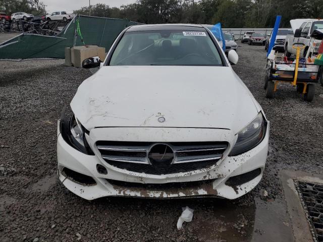 55SWF4JB0GU106569 - 2016 MERCEDES-BENZ C 300 WHITE photo 5