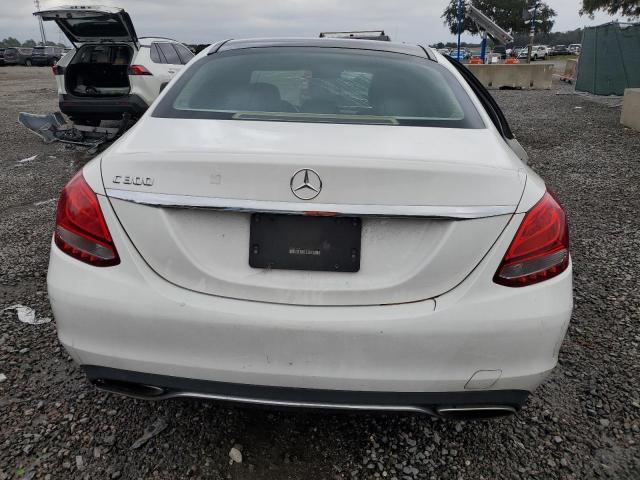 55SWF4JB0GU106569 - 2016 MERCEDES-BENZ C 300 WHITE photo 6