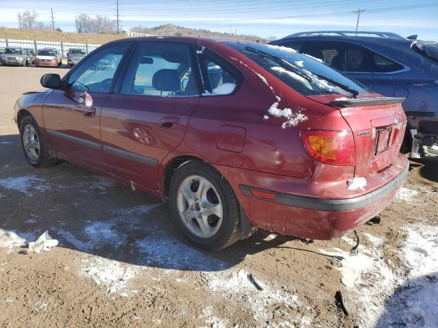 KMHDN55DX2U064291 - 2002 HYUNDAI ELANTRA GLS RED photo 2