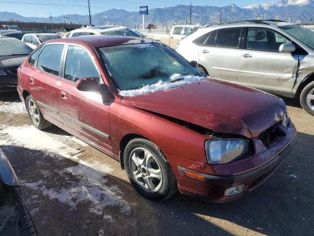 KMHDN55DX2U064291 - 2002 HYUNDAI ELANTRA GLS RED photo 4