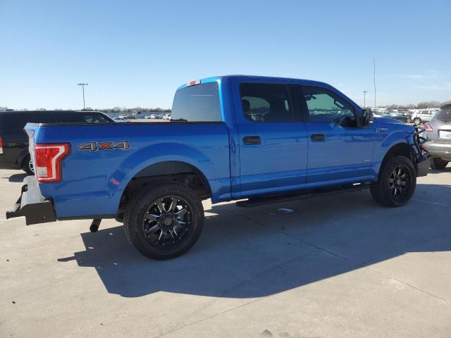1FTEW1EP1GKF22005 - 2016 FORD F150 SUPERCREW BLUE photo 3