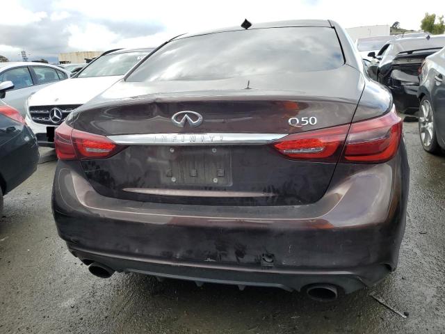 JN1EV7APXJM366833 - 2018 INFINITI Q50 LUXE BURGUNDY photo 6