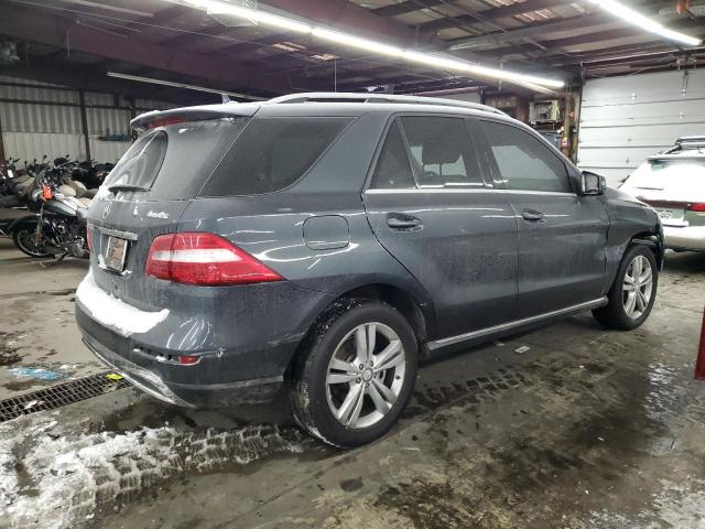 4JGDA5HB7CA013114 - 2012 MERCEDES-BENZ ML 350 4MATIC BLACK photo 3