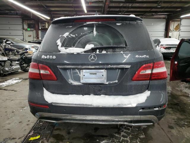 4JGDA5HB7CA013114 - 2012 MERCEDES-BENZ ML 350 4MATIC BLACK photo 6