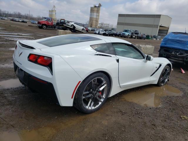 1G1YB2D73K5109082 - 2019 CHEVROLET CORVETTE STINGRAY 1LT WHITE photo 3