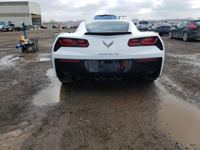 1G1YB2D73K5109082 - 2019 CHEVROLET CORVETTE STINGRAY 1LT WHITE photo 6