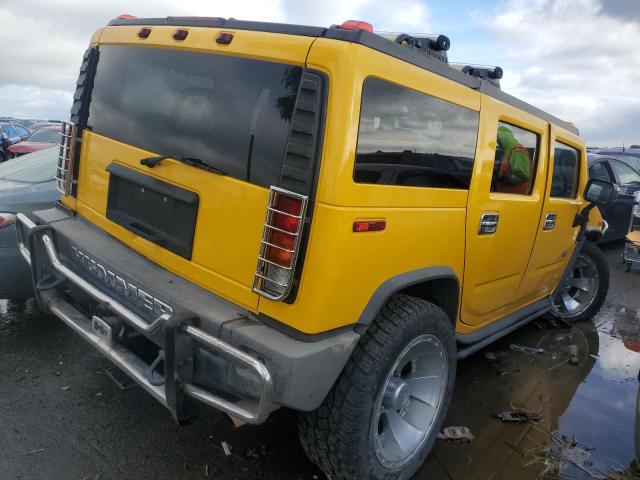 5GRGN23U23H145538 - 2003 HUMMER H2 YELLOW photo 3