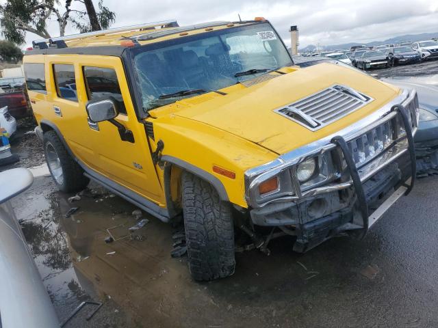 5GRGN23U23H145538 - 2003 HUMMER H2 YELLOW photo 4