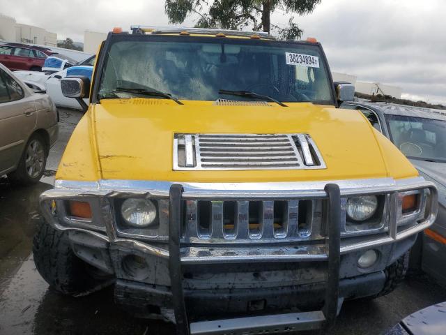 5GRGN23U23H145538 - 2003 HUMMER H2 YELLOW photo 5