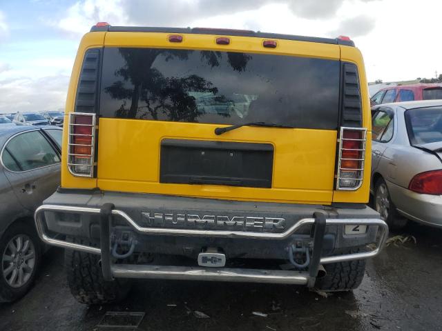 5GRGN23U23H145538 - 2003 HUMMER H2 YELLOW photo 6