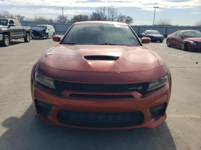 2C3CDXGJ4MH614158 - 2021 DODGE CHARGER SCAT PACK ORANGE photo 5